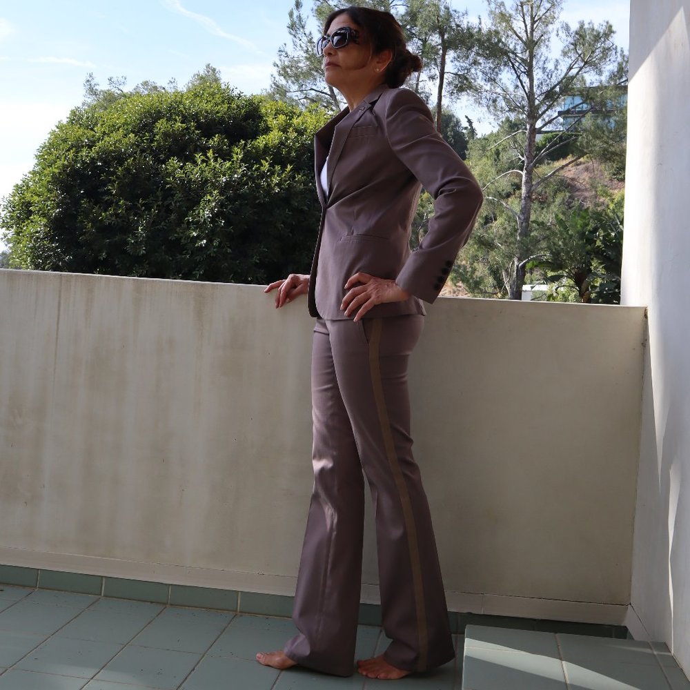 GUCCI - Y2K Tailored Deep Taupe Suit